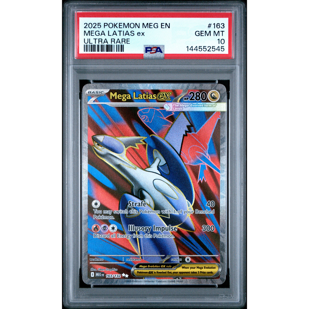Pokémon TCG: Mega Latias Ex #163 PSA 10-144552545