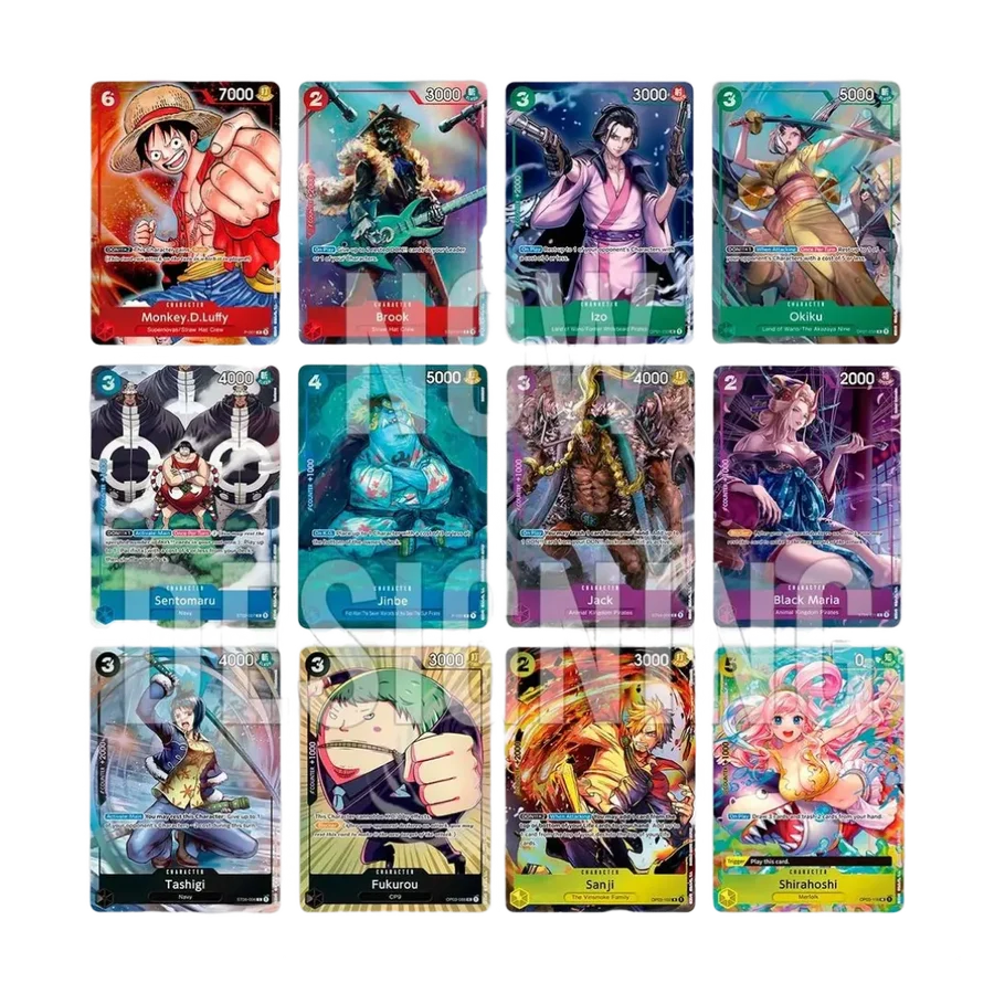 One Piece Card Game: Premium Card Collection - Bandai Card Games Fest 23-24 Edition folder with Now Designing text overlaid on character artwork.