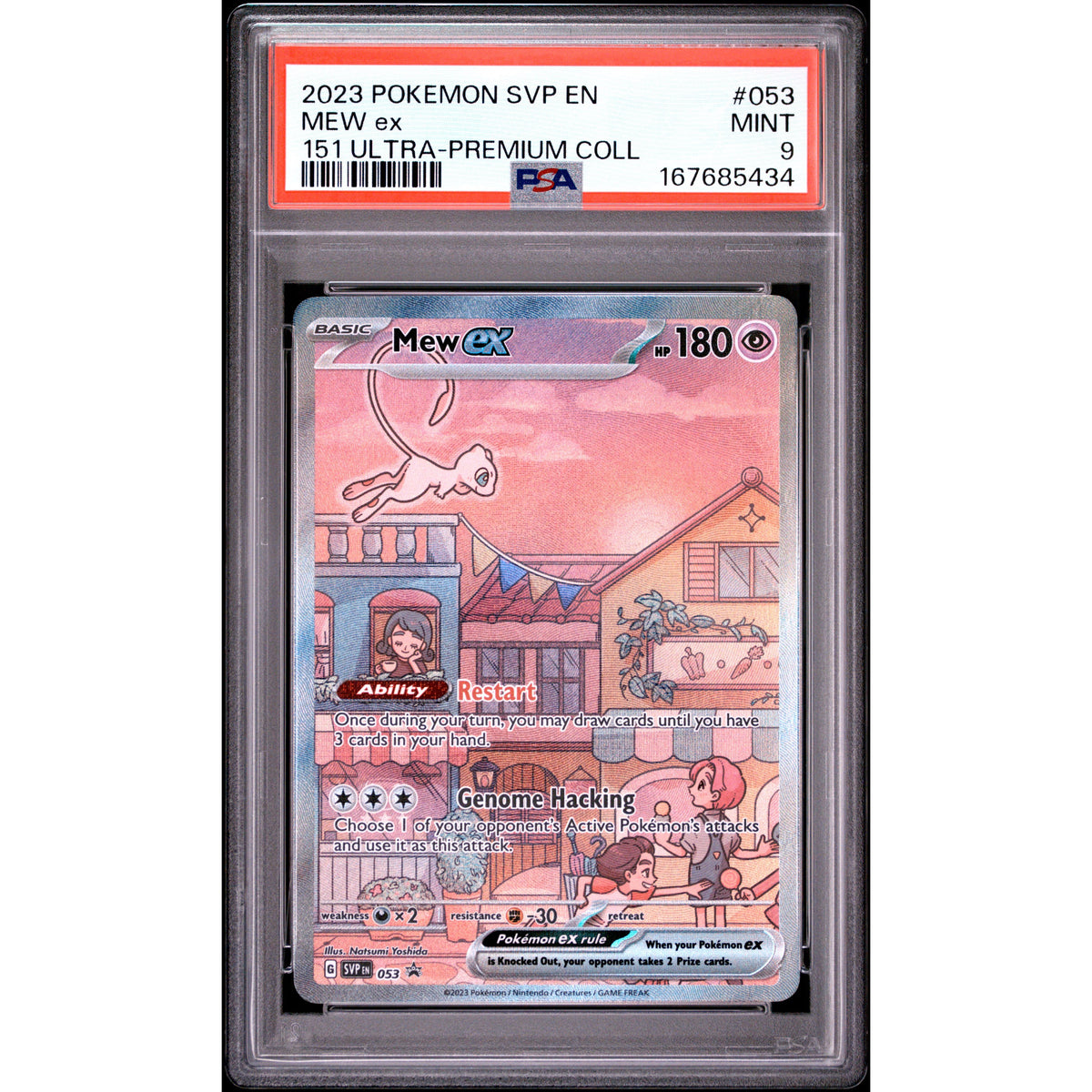 Pokémon TCG: Mew Ex #053 PSA 9-167685434