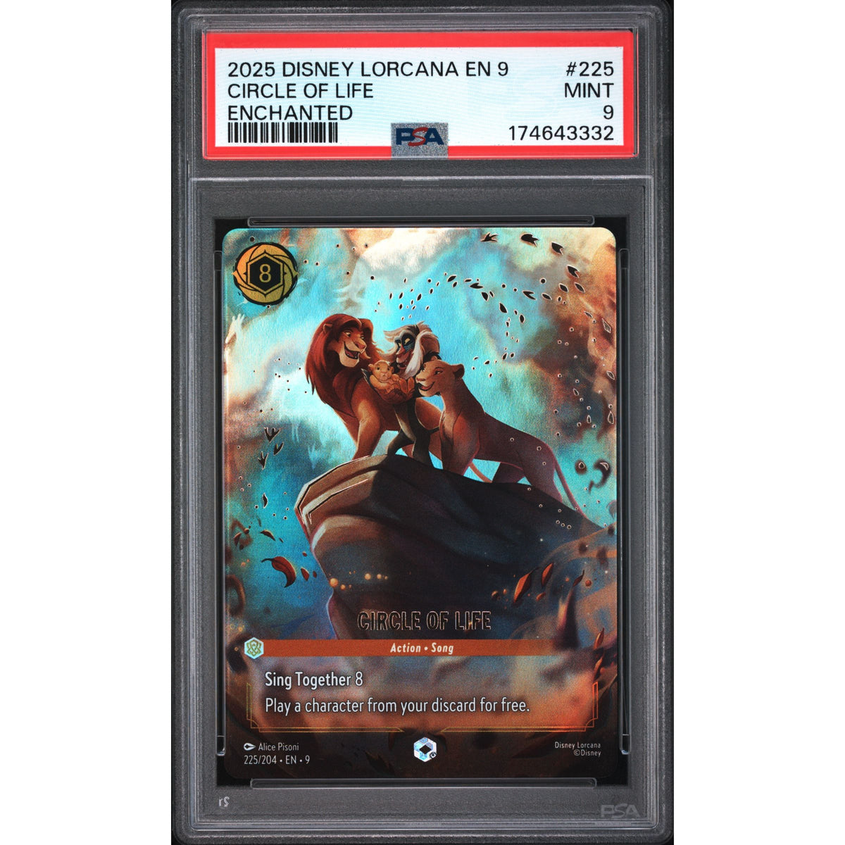 Lorcana: Circle Of Life #225 PSA 9-174643332