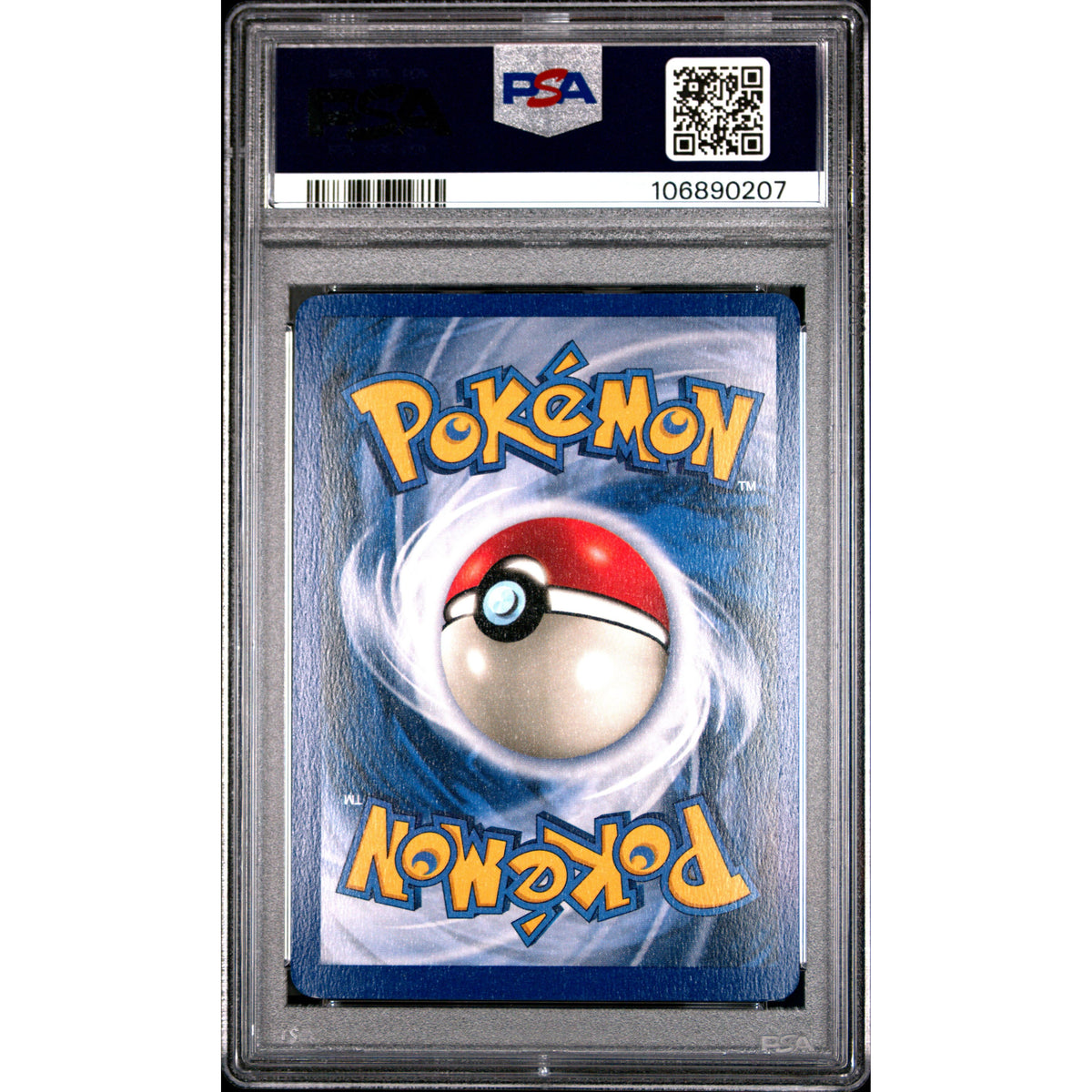Pokémon TCG: Gyarados-Holo {{setAbbreviation}} 6 NM PSA 8 (Back)