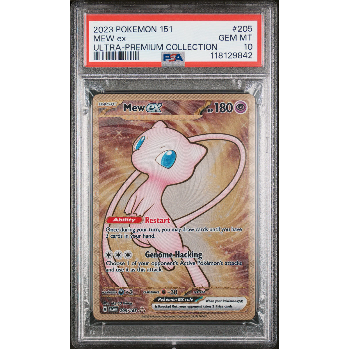 Pokémon TCG: Mew Ex #205 PSA 10-118129842