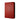 The Gemloader: Premium Samlekortmappe [1024 pockets 4X4] stands upright with a red leather finish, embossed Gemloader logo, and offers ideal TCG/CCG storage with 1024 pockets against a white background.
