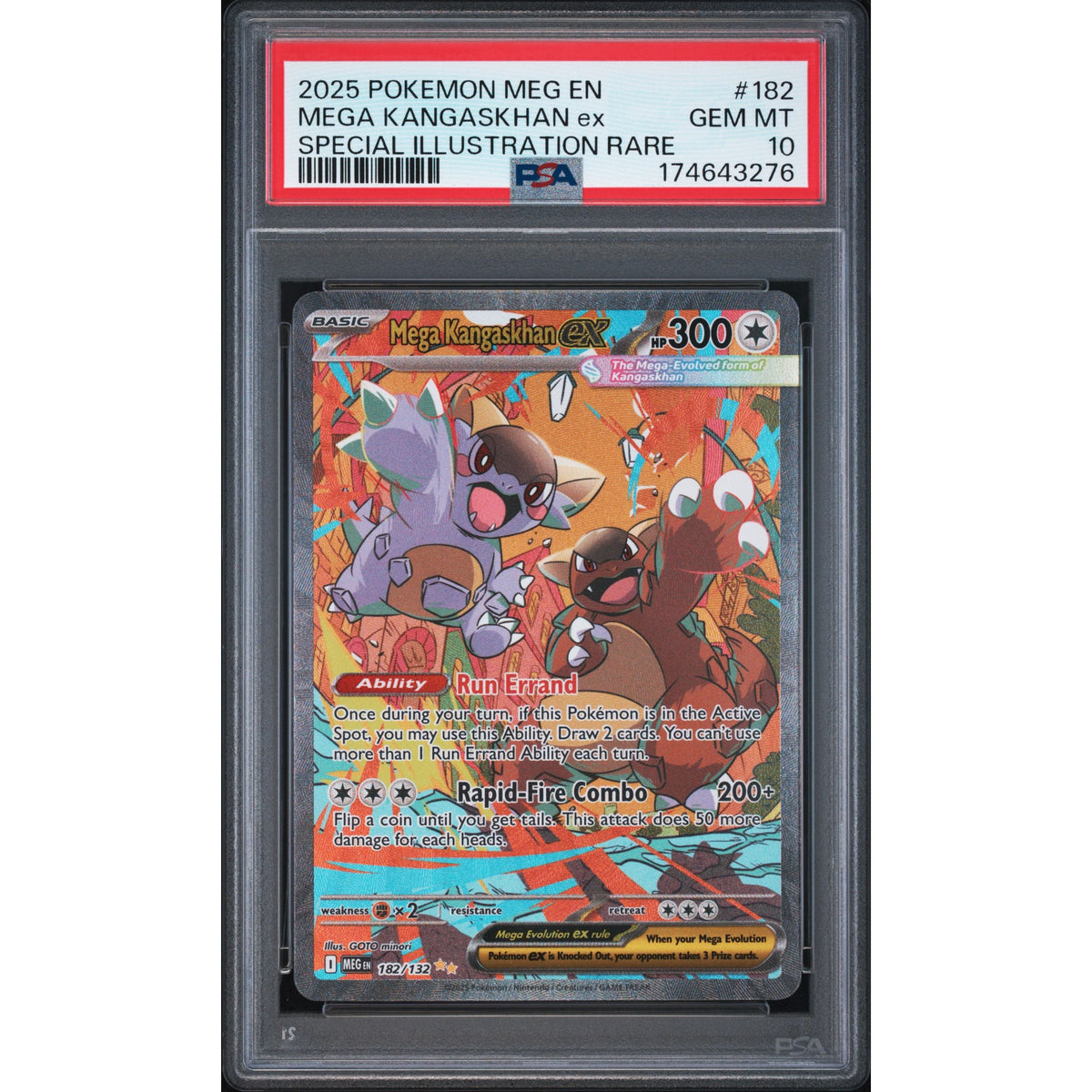 Pokémon TCG: Mega Kangaskhan Ex #182 PSA 10-174643276