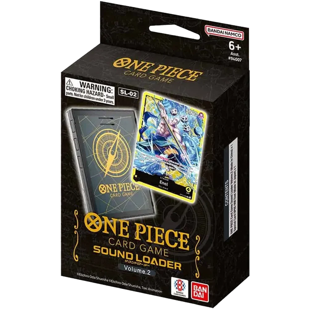 One Piece Card Game: Sound Loader Volume 2 - Enel deck box.