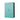 The Gemloader: Premium Samlekortmappe [360 pockets 3X3] in turquoise, featuring a subtle embossed “GEMLOADER” logo, stands upright against a plain white background—perfect for storing samlekort.