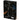 Black retail box for The Acrylic Box: Trophy Graded Card Akryl Case by The Acrylic Box, featuring a clear akryl display case image with UV-beskyttelse, geometric blue and orange designs, and product information in white text.