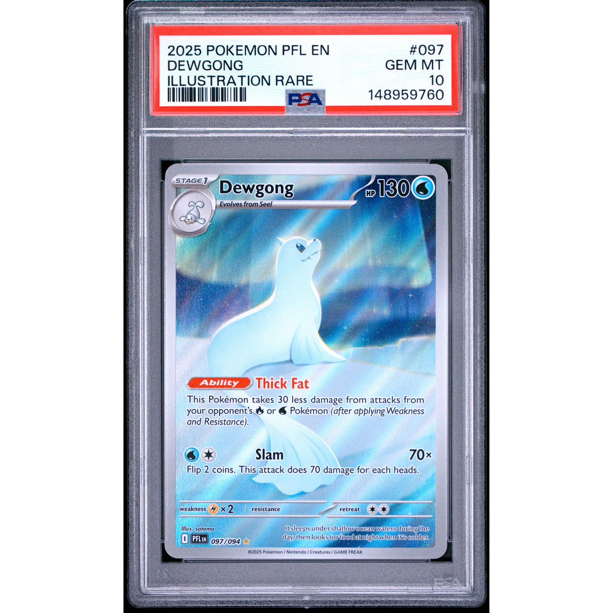 Pokémon TCG: Dewgong #097 PSA 10-148959760