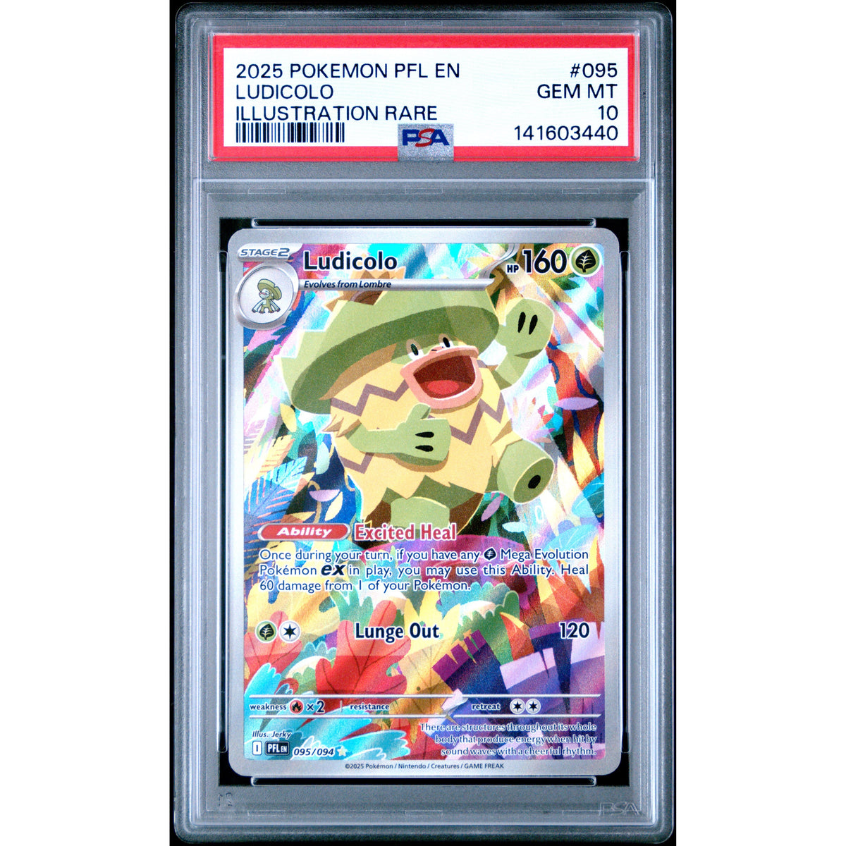 Pokémon TCG: Ludicolo #095 PSA 10-141603440