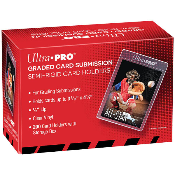Ultra Pro 1/2" Lip Semi-Rigid Tall Card Holders (200ct)