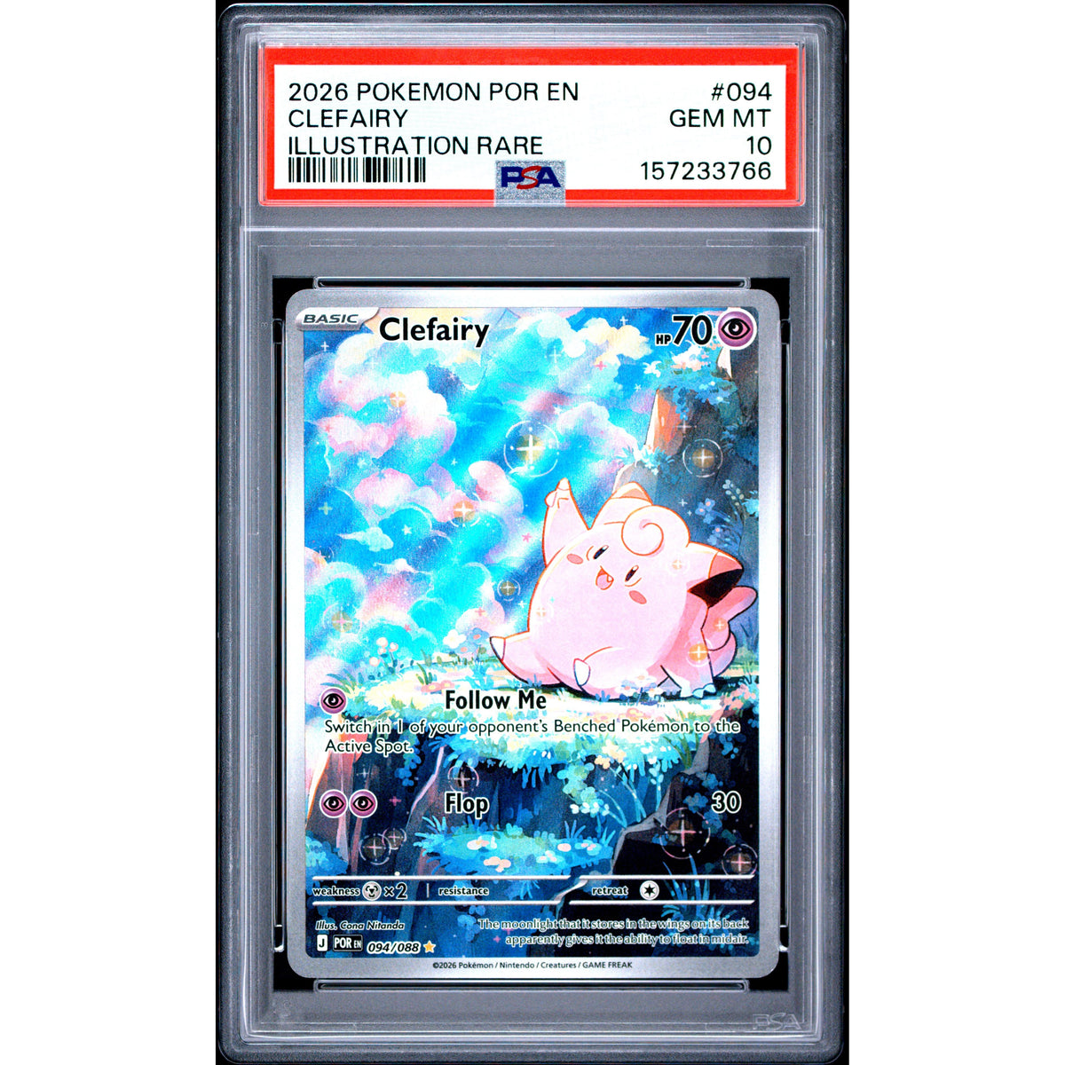 Pokémon TCG: Clefairy #094 PSA 10-157233766