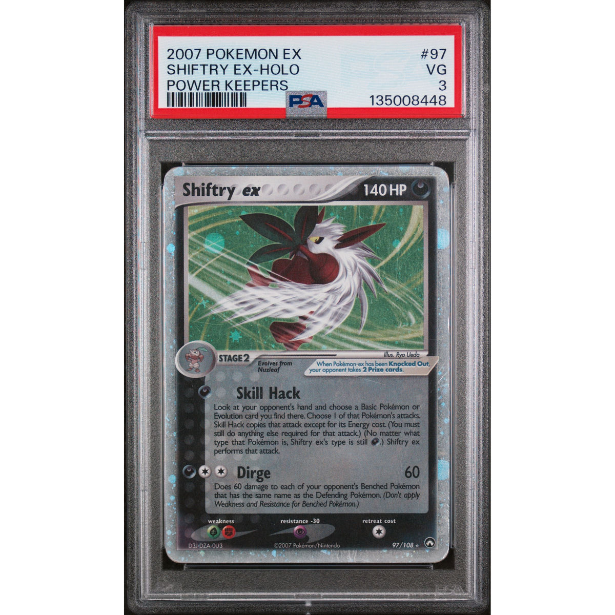 Pokémon TCG: Shiftry Ex #97 PSA 3-135008448