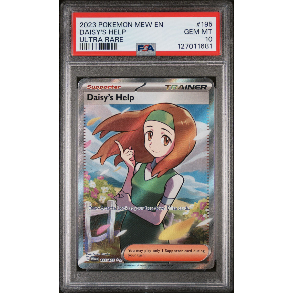 Pokémon TCG: Daisy's Help #195 PSA 10-127011681