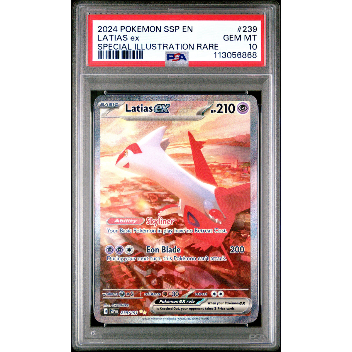 Pokémon TCG: Latias Ex #239 PSA 10-113056868