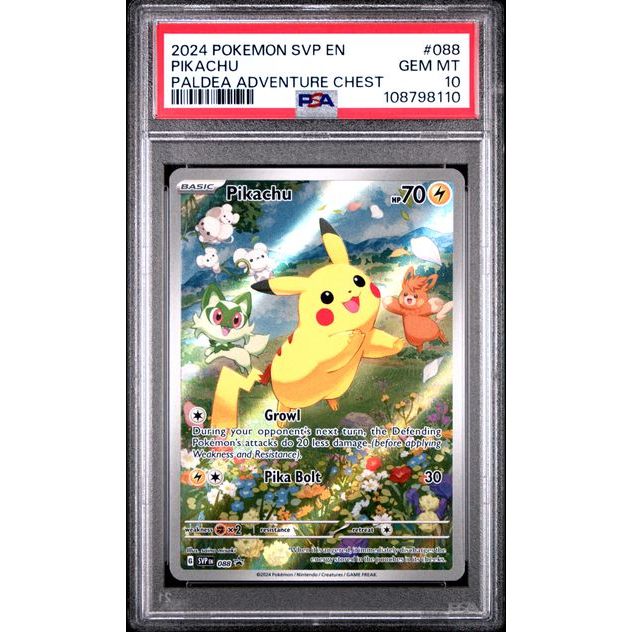 Pokémon TCG: Pikachu #088 PSA 10-108798110