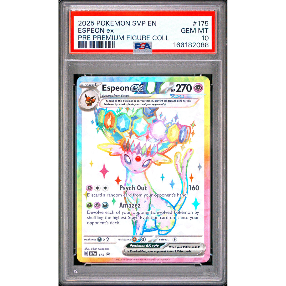 Pokémon TCG: Espeon Ex #175 PSA 10-166182088