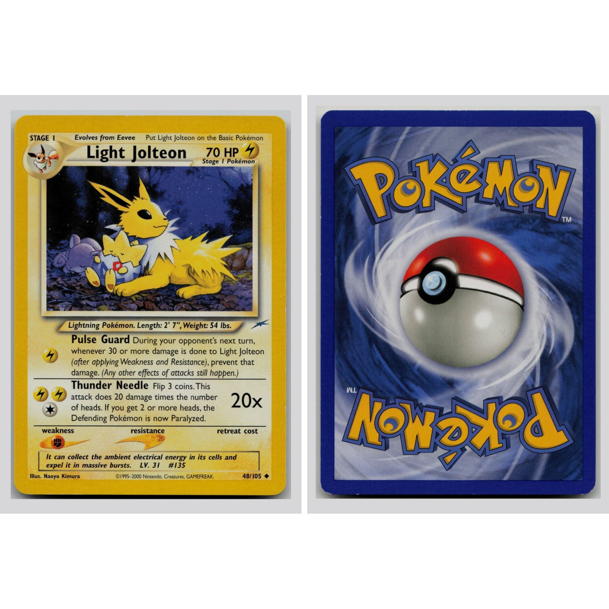 Pokémon TCG, Light Jolteon (Neo Destiny #48)