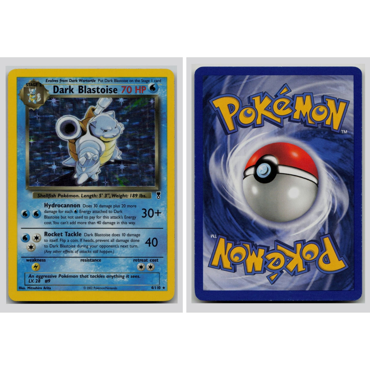 Pokémon TCG, Dark Blastoise (Legendary Collection #4)