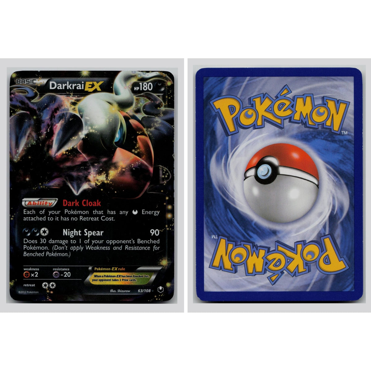 Pokémon TCG, Darkrai EX (Black & White—Dark Explorers #63)