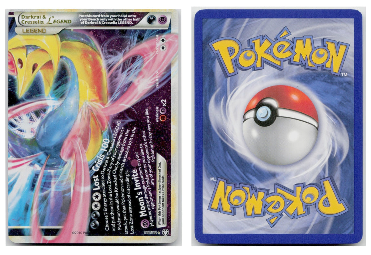 Pokémon TCG, Darkrai & Cresselia LEGEND (HS—Triumphant #100)