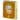 A golden gift box from The Pokémon Company, called the Pokemon Eevee Terastal Grand Crystal Gathering Simplified Chinese Binder Gift Box, features an illustration of Eevee adorned with crystal decorations and multicolored gems above its head. The front displays Chinese text, while the Pokémon logo is shown on the side.