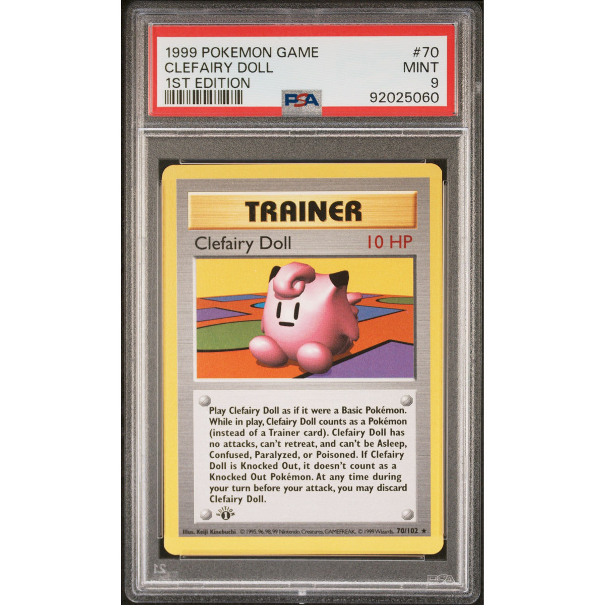 Pokémon TCG: Clefairy Doll #70 PSA 9 - Base Set-92025060