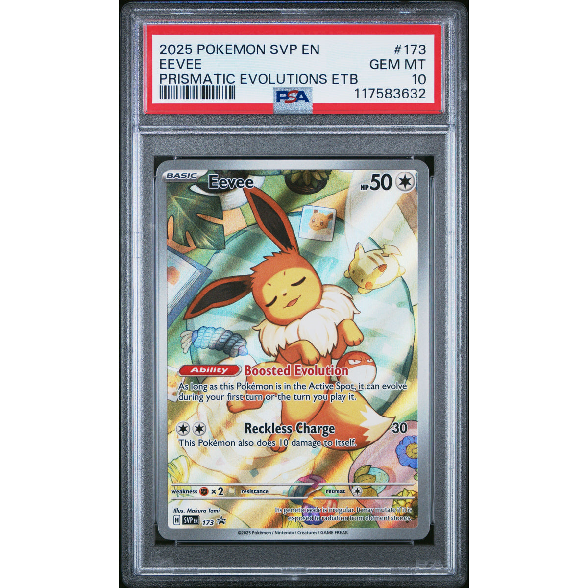 Pokémon TCG: Eevee #173 PSA 10-117583632