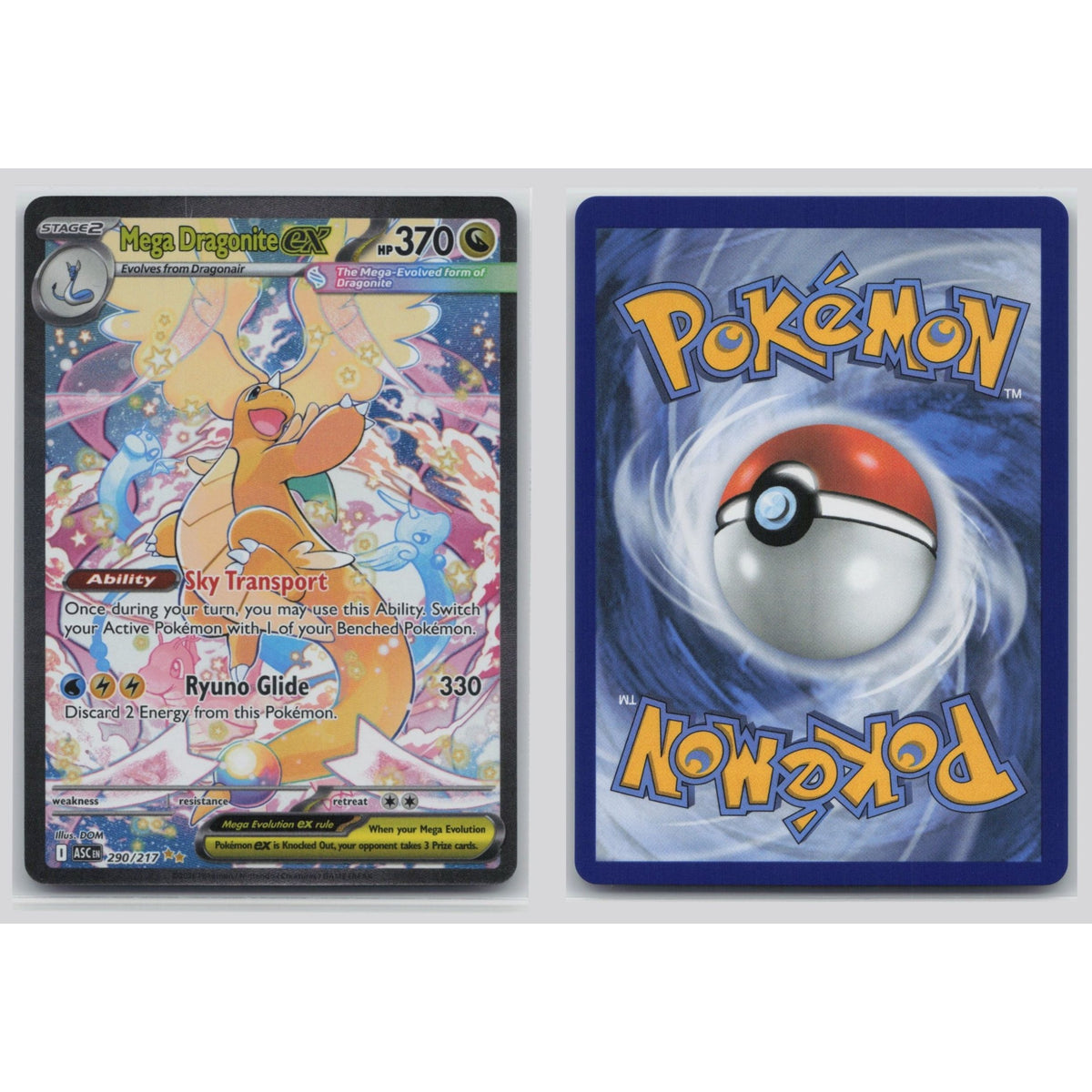 Pokémon TCG, Mega Dragonite ex (Mega Evolution—Ascended Heroes #290)