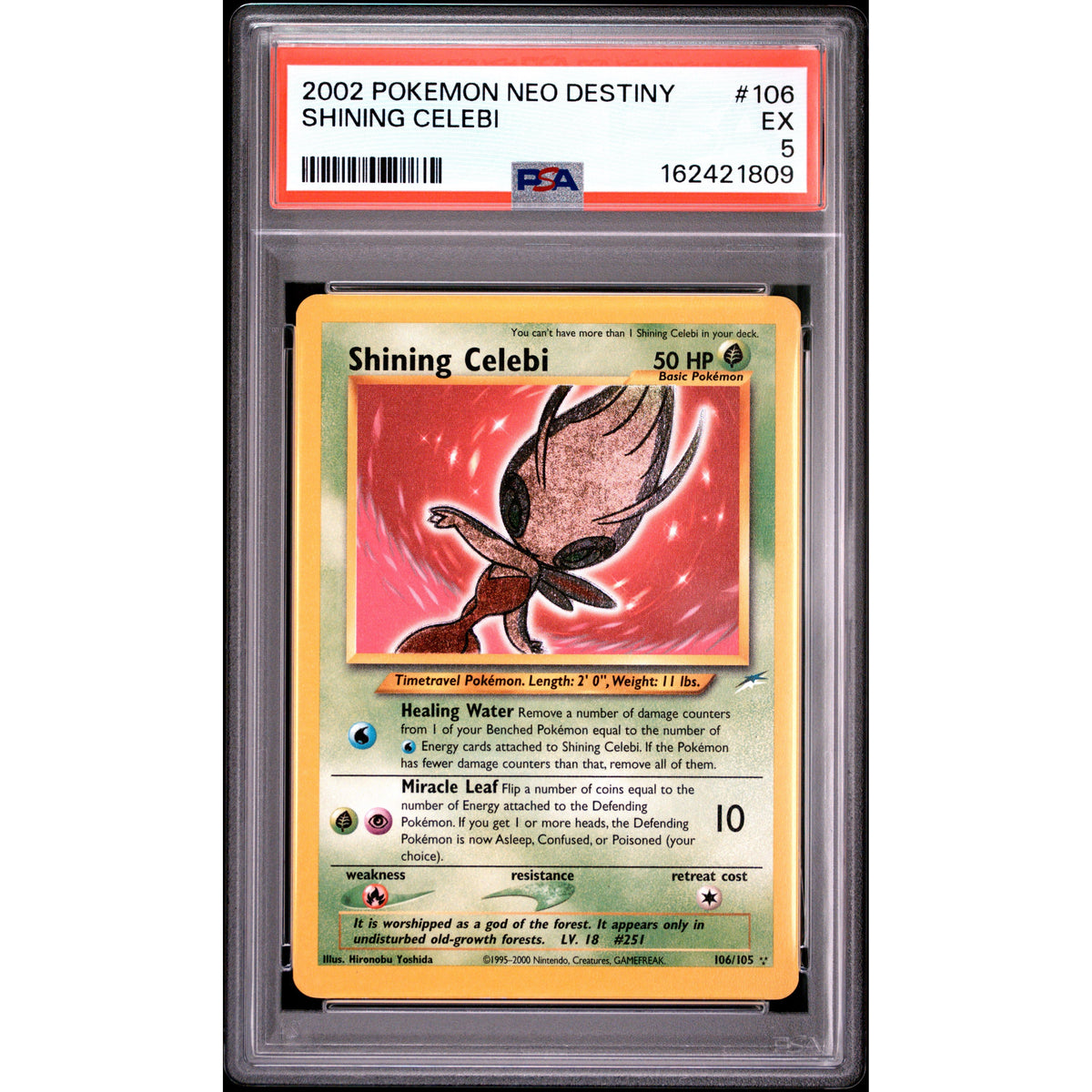 Pokémon TCG: Shining Celebi #106 PSA 5-162421809