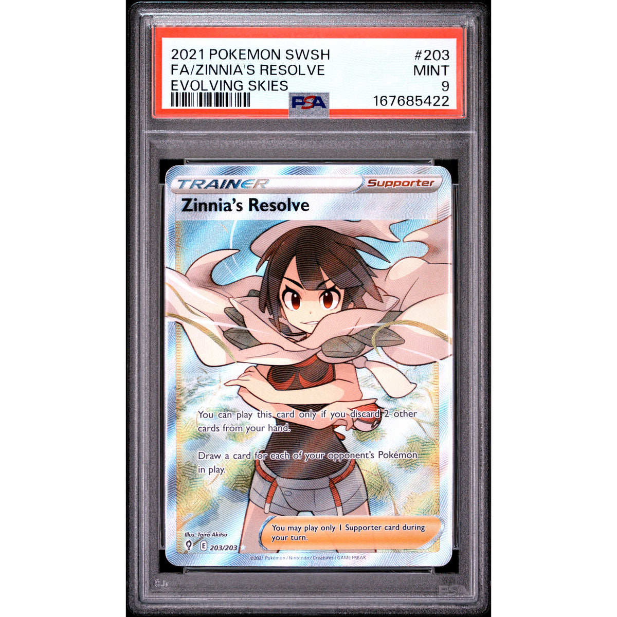 Pokémon TCG: Zinnia's Resolve #203 PSA 9-167685422