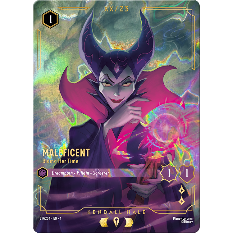 Disney Lorcana: Into the Inkdark Collector Booster Pack featuring a foil card of Hades from Disney’s Hercules.
