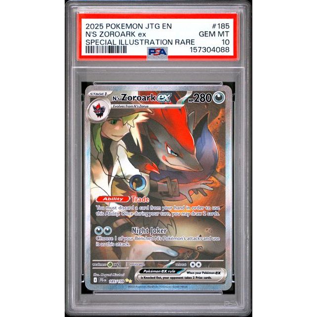 Pokémon TCG: N's Zoroark Ex #185 PSA 10-157304088
