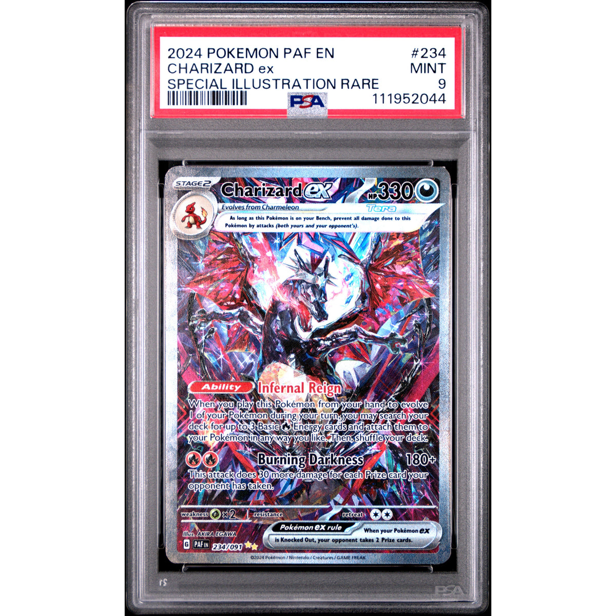 Pokémon TCG: Charizard Ex #234 PSA 9 - Paldean Fates-111952044