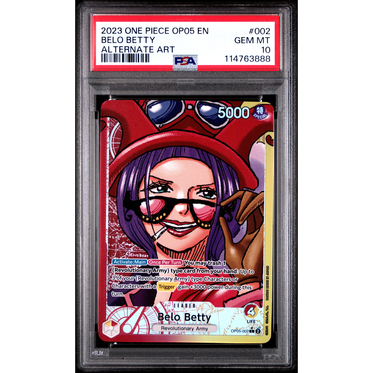 One Piece TCG: Belo Betty #002 PSA 10-114763888