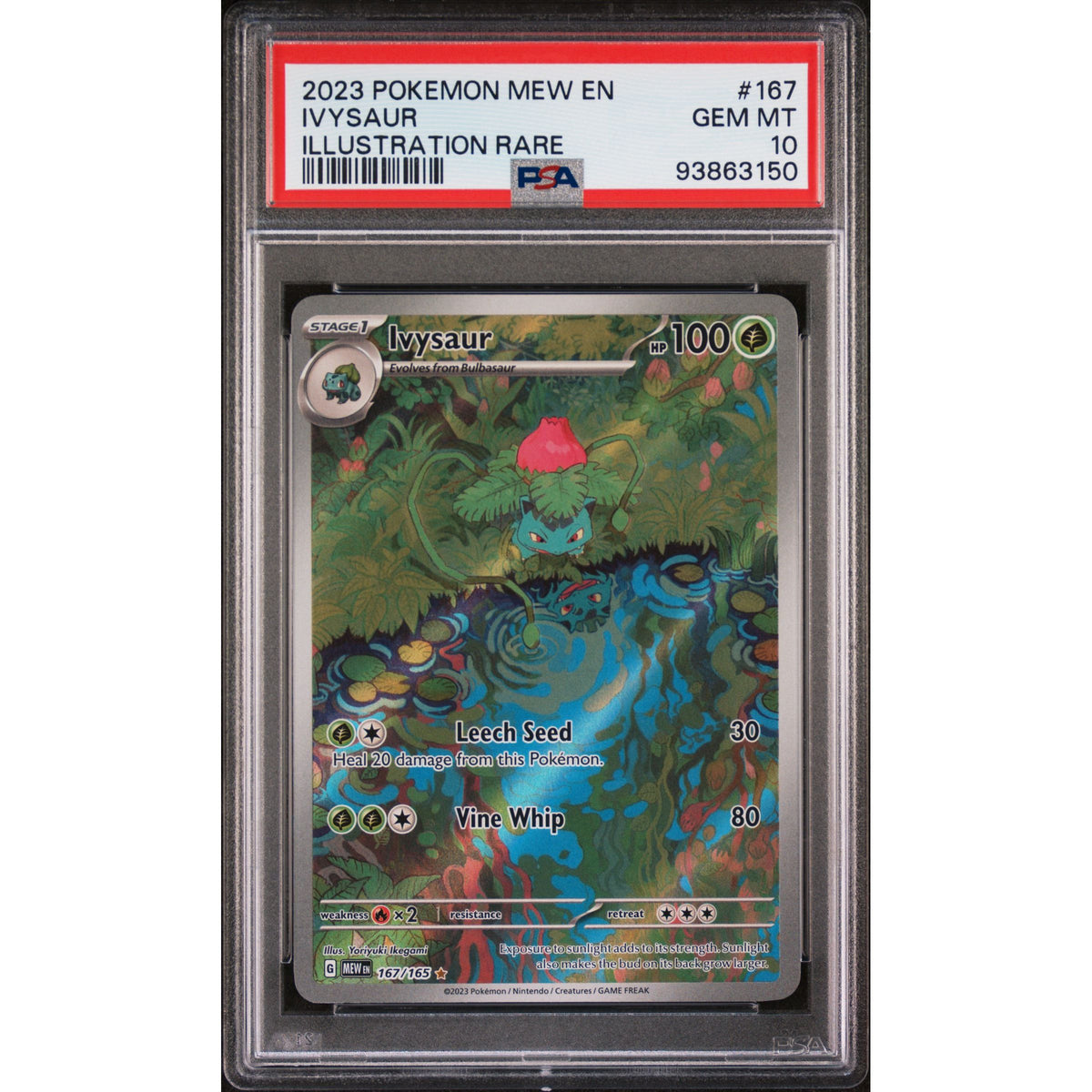 Pokémon TCG: Ivysaur #167 PSA 10-93863150
