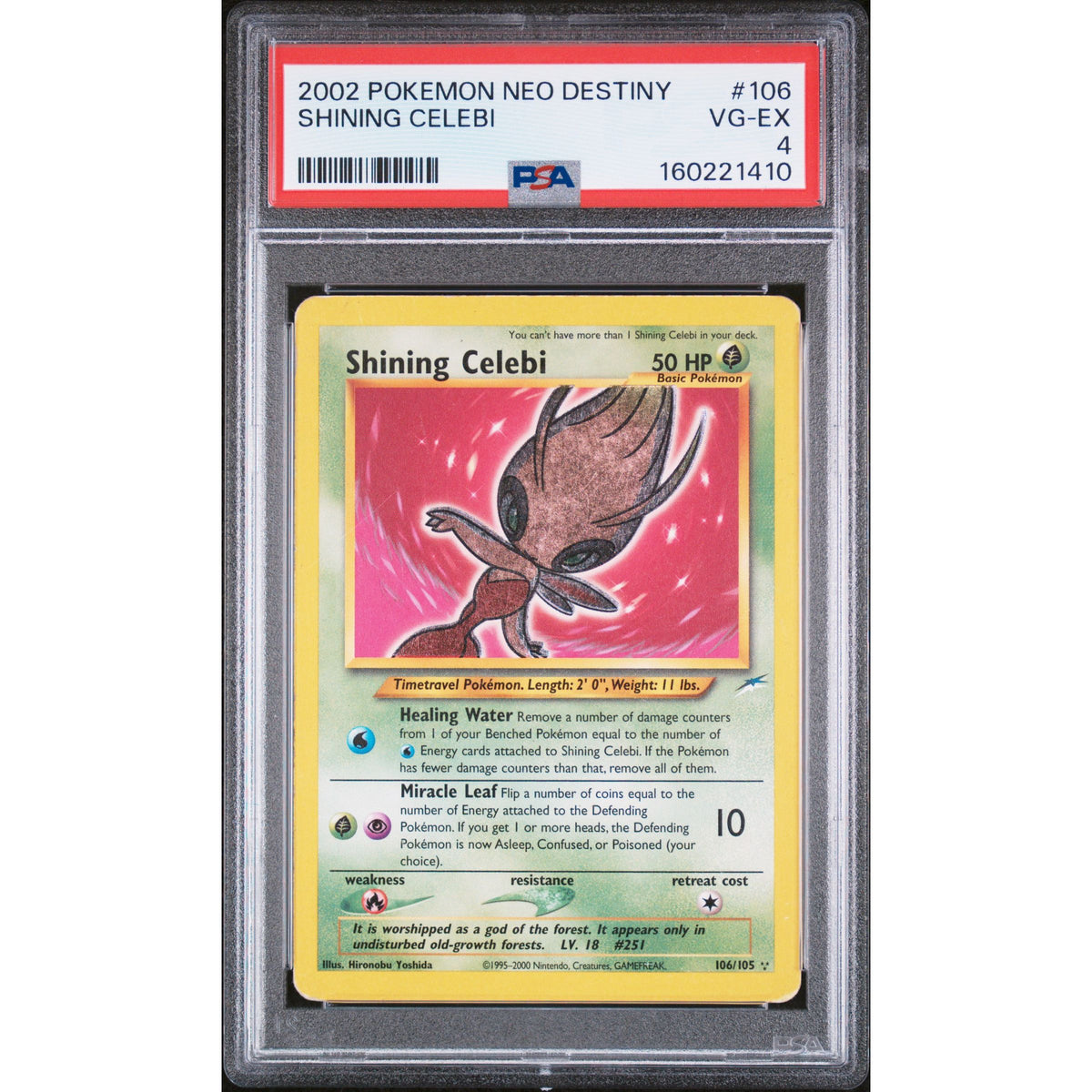 Pokémon TCG: Shining Celebi #106 PSA 4-160221410