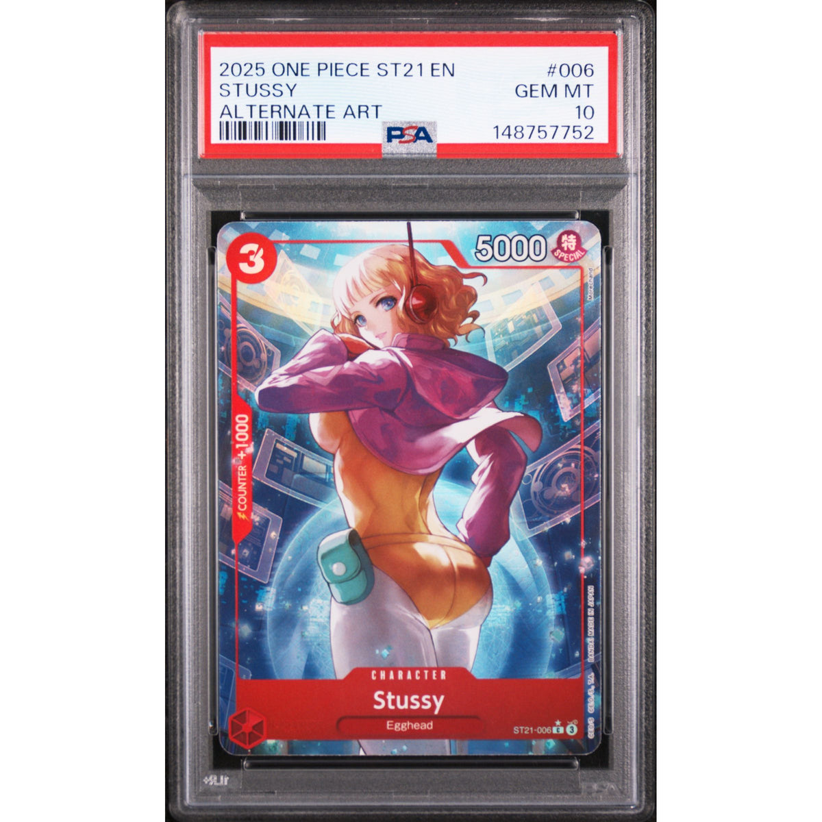 One Piece TCG: Stussy #006 PSA 10-148757752