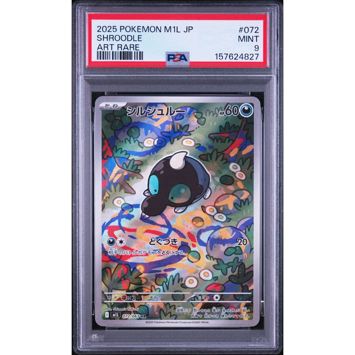 Pokémon TCG: Shroodle #072 PSA 9-157624827