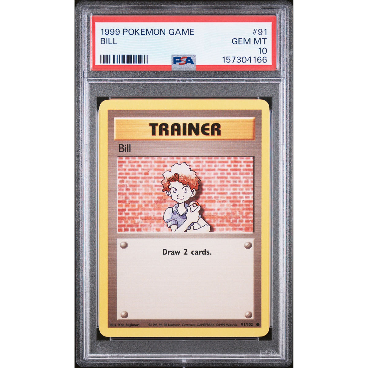 Pokémon TCG: Bill #91 PSA 10-157304166