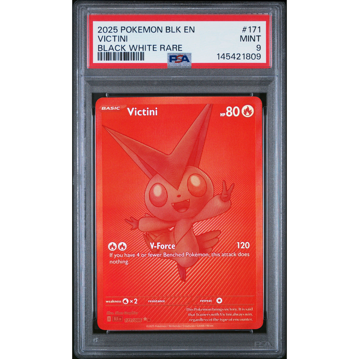 Pokémon TCG: Victini #171 PSA 9-145421809