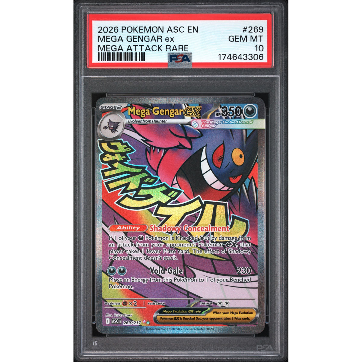 Pokémon TCG: Mega Gengar Ex #269 PSA 10-174643306