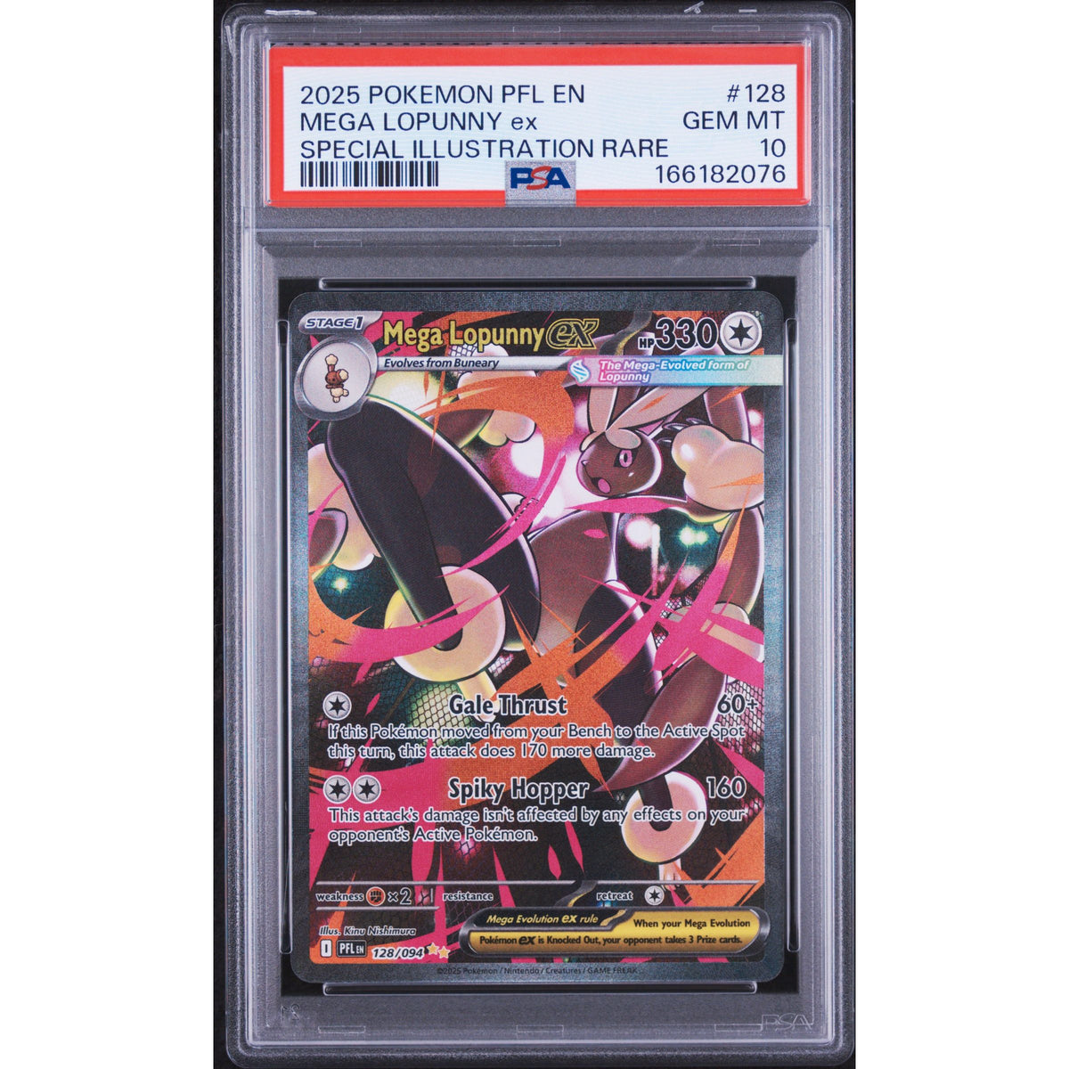 Pokémon TCG: Mega Lopunny Ex #128 PSA 10-166182076