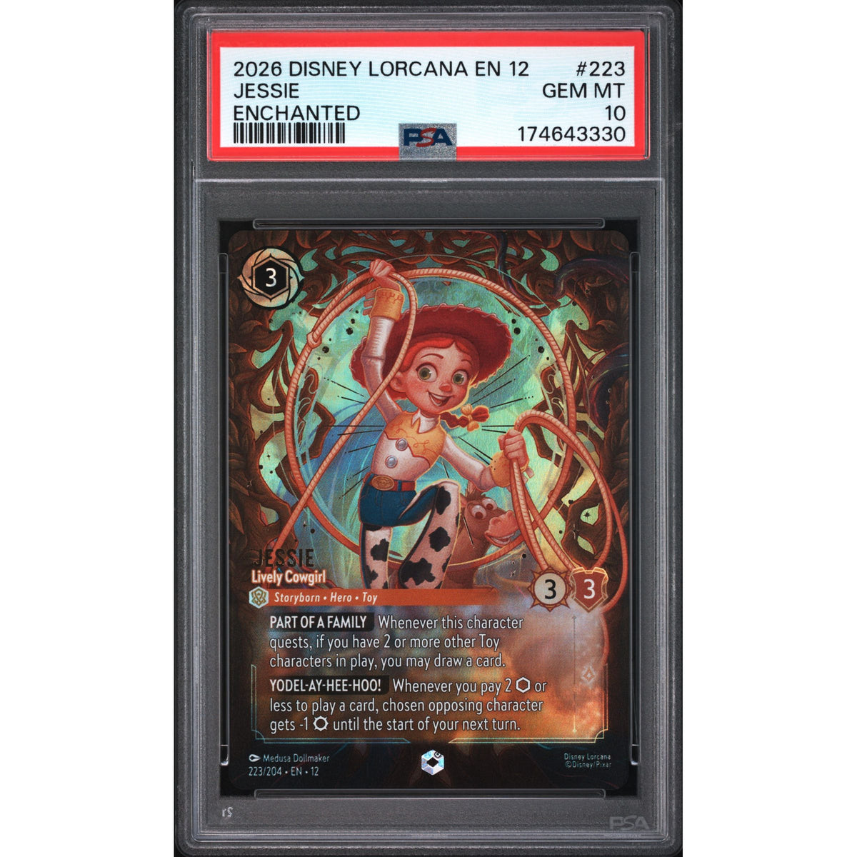 Lorcana: Jessie #223 PSA 10-174643330