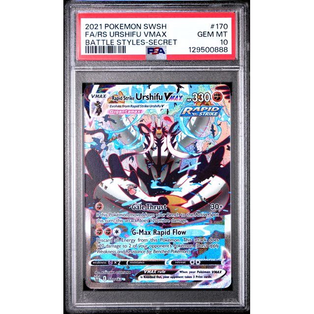 Pokémon TCG: Rs Urshifu Vmax #170 PSA 10-129500888