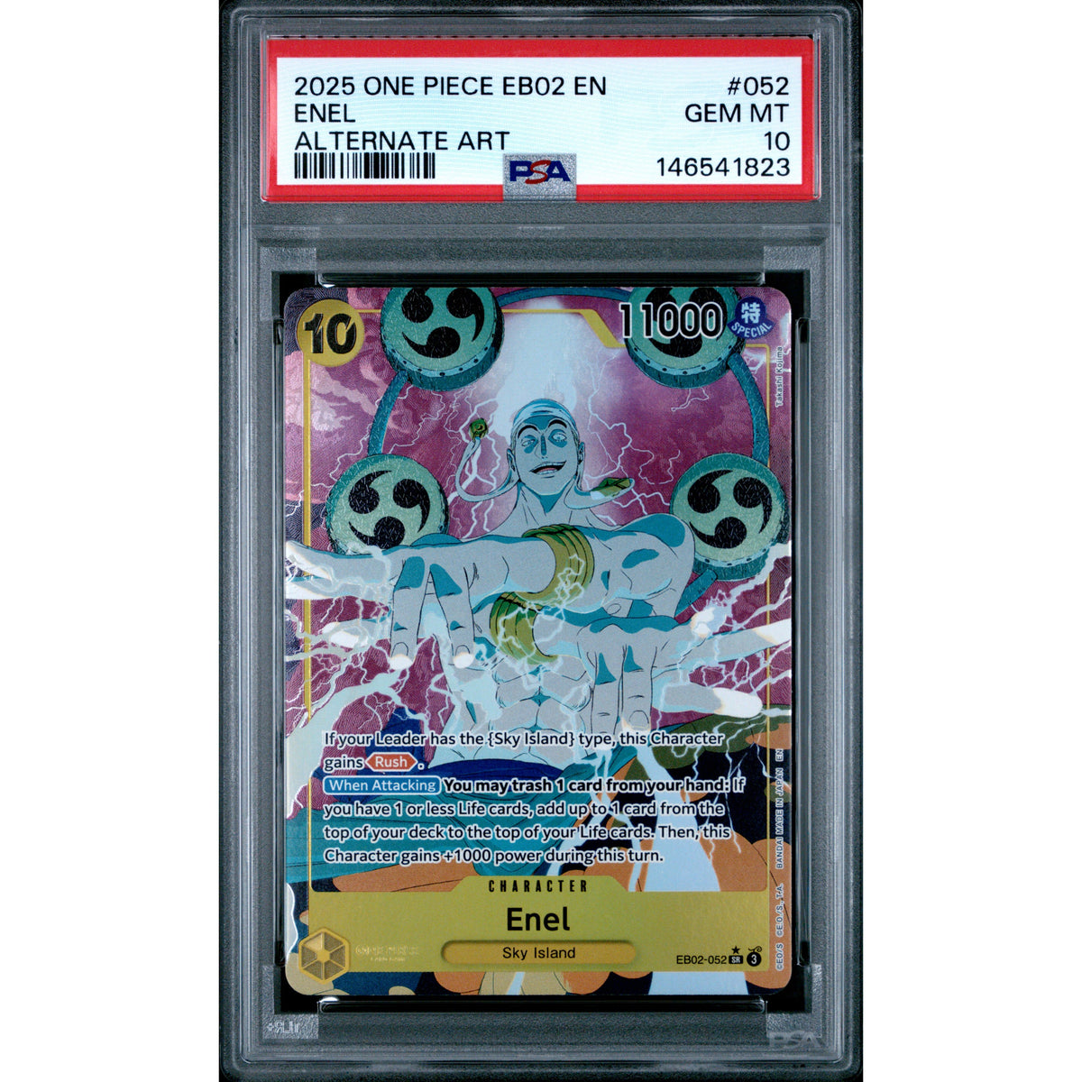 One Piece TCG: Enel #052 PSA 10-146541823