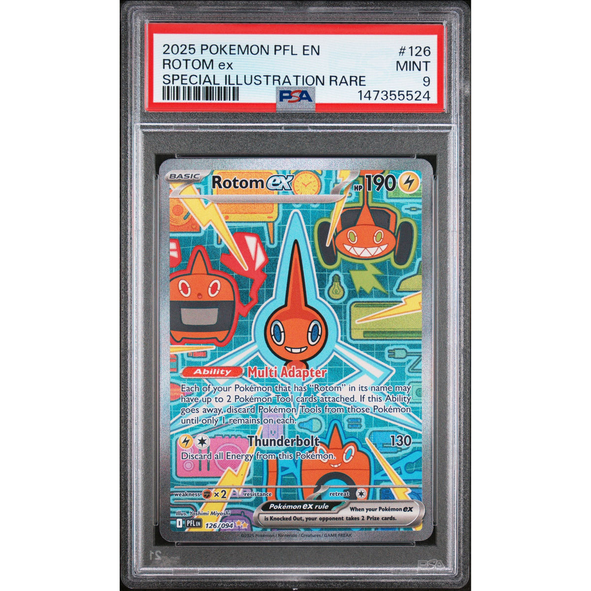 Pokémon TCG: Rotom Ex #126 PSA 9-147355524