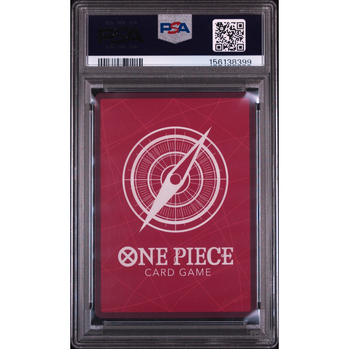 Pokémon TCG: Monkey D. Luffy {{setAbbreviation}} 001 NM PSA 9 (Back)